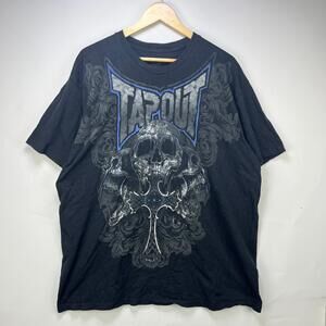 Tapout Vintage Y2K Skull Cross MMA T-Shirt 2XL Jesse PInkman
